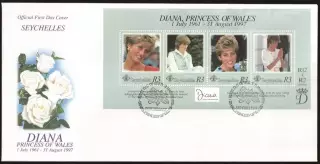 Сейшельские острова ** 1998 - принцесса Диана (леди Ди)