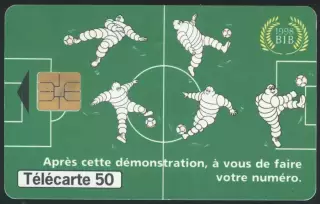 Франция. чемпионат мира по футболу 1998. MICHELIN. чип