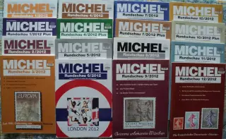 MICHEL - Rundschau полный комплект за 2012 год. 16 журналов. немецкий язык