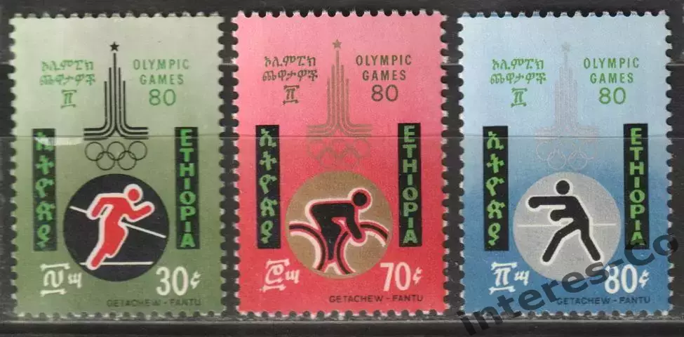 Эфиопия ** 1980 - летние Олимпийские игры Москва