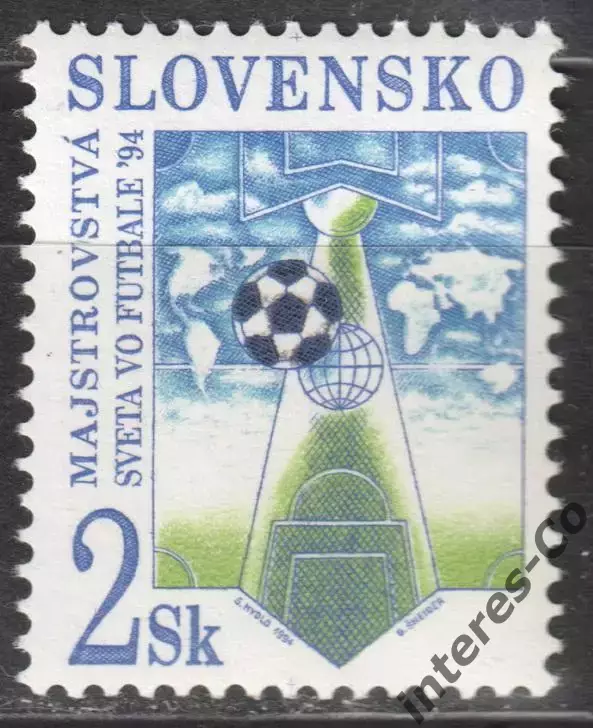 Словакия ** 1994 - футбол. кубок мира. США. USA