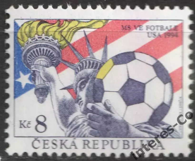 Чехия ** 1994 - футбол. кубок мира. США. USA