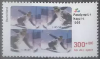 Германия ** 1998 - паралимпийские игры. Нагано (Япония). горные лыжи. слалом