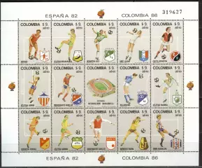 Колумбия ** 1982 - футбол. кубок мира. Испания. спорт