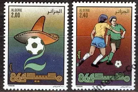 Алжир ** 1986 - футбол. кубок мира. Мексика. спорт