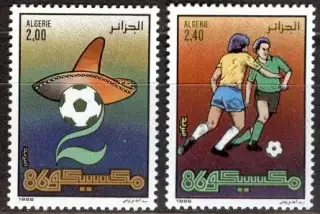 Алжир ** 1986 - футбол. кубок мира. Мексика. спорт