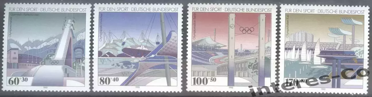 Германия ** 1993 - Олимпийские объекты. стадион.