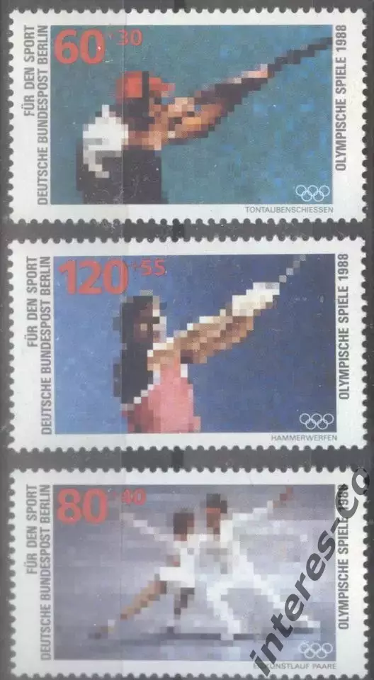 Западный Берлин (Германия) ** 1988 - Олимпийские игры. Калгари + Сеул