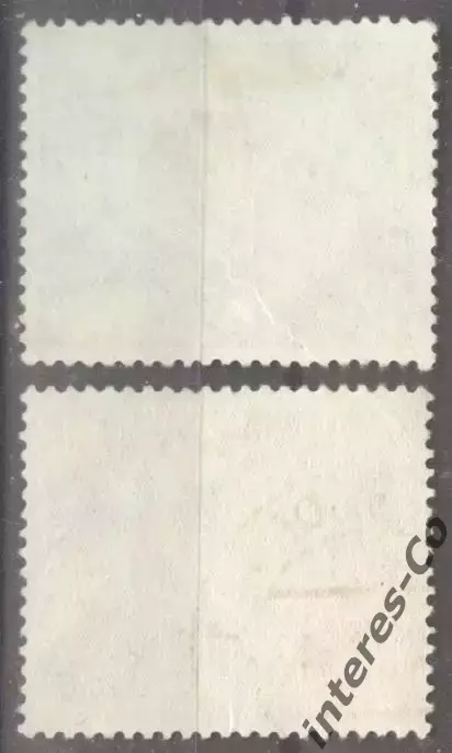 ГДР. DDR. 1951 зимние виды спорта. гашёные 1