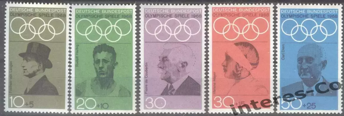Германия ** 1968 - летние Олимпийские игры. Мехико-68