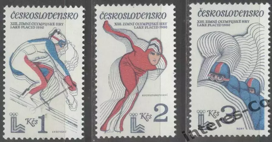 Чехословакия ** 1980. зимние Олимпийские игры. Лейк Плесид Сити (США. USA)