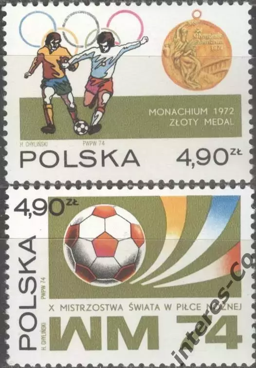 Польша ** 1974. кубок мира. Германия. олимпиада