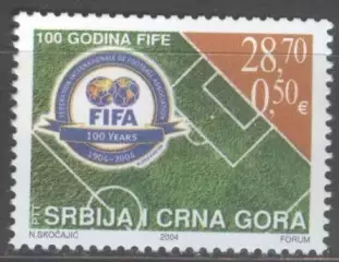 Югославия (Сербия и Черногория) ** 2004 - 100 лет FIFA