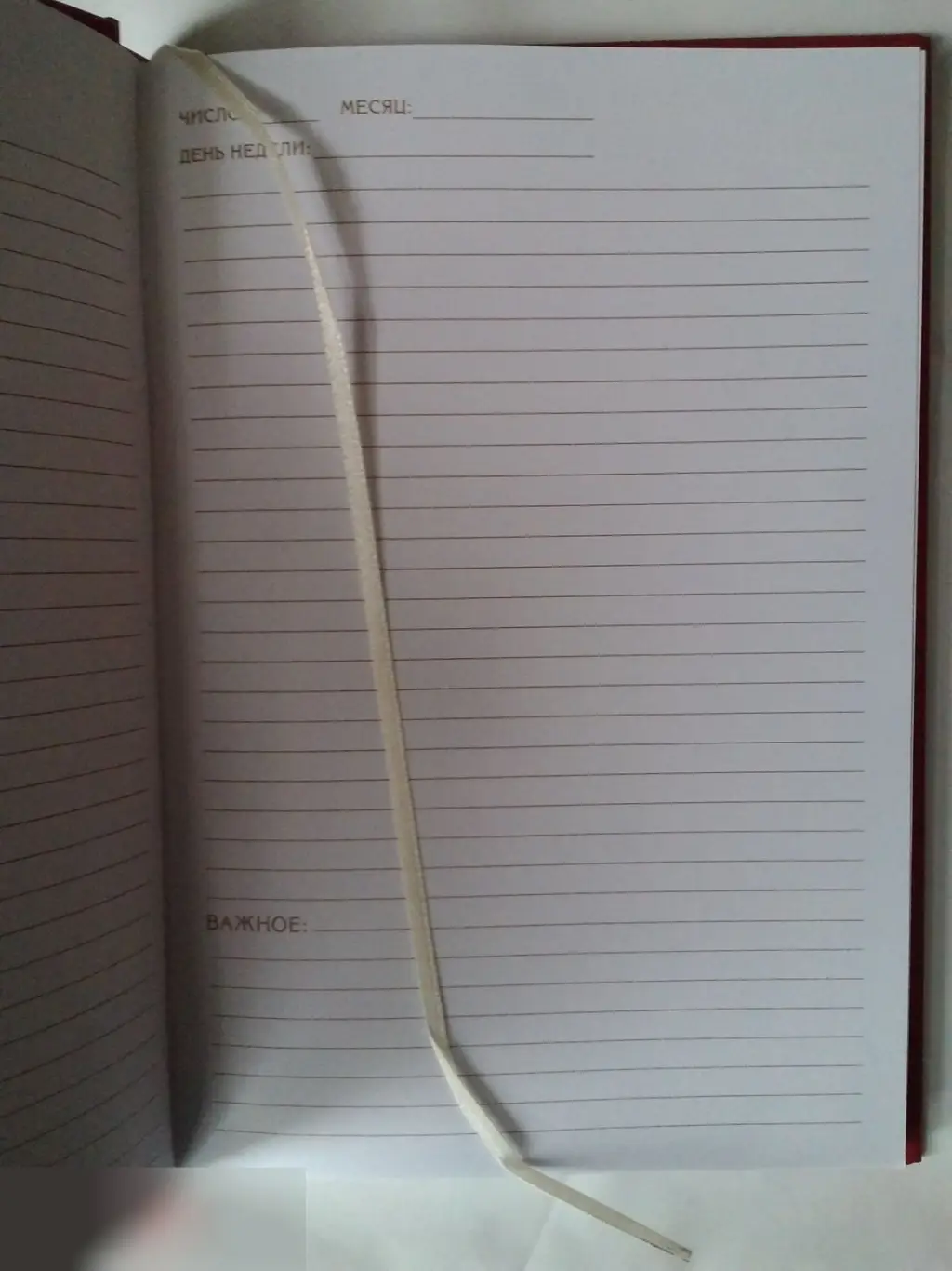 Ежедневник с ляссе Великая Россия твёрдая обложка А5 96 листов 1