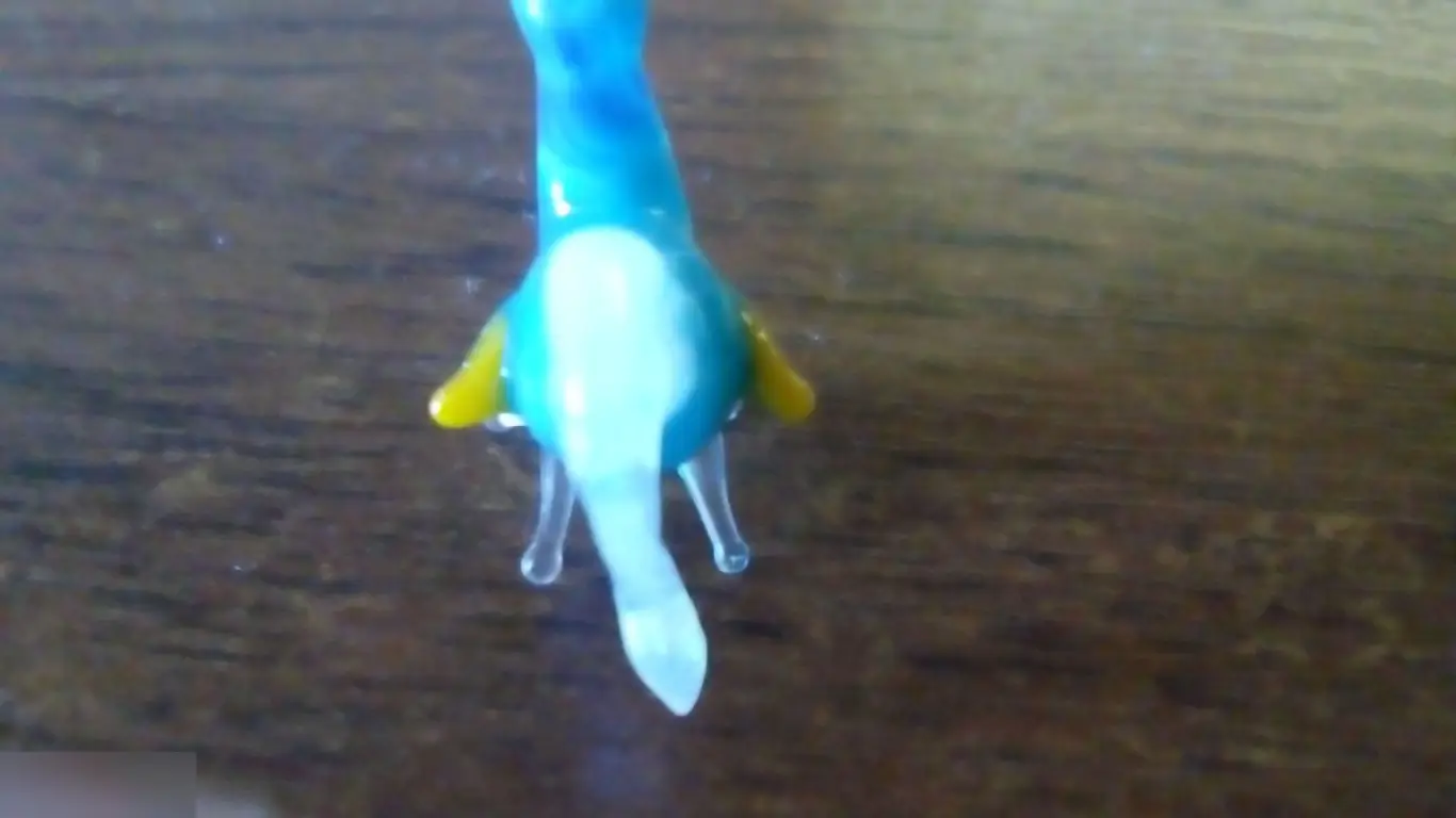 Фигурка из стекла петух 3