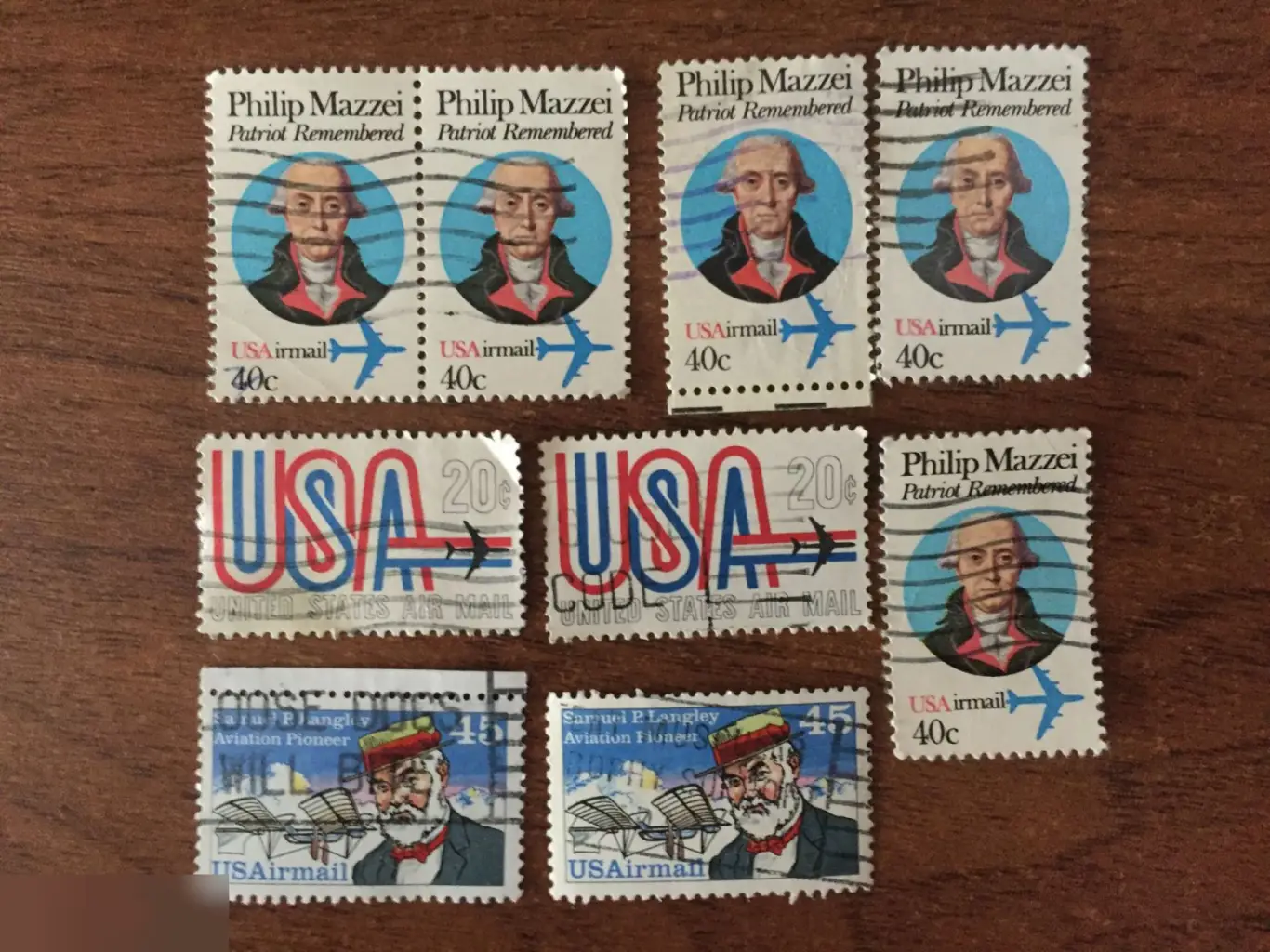 Air Mail США 9 почтовых марок USA