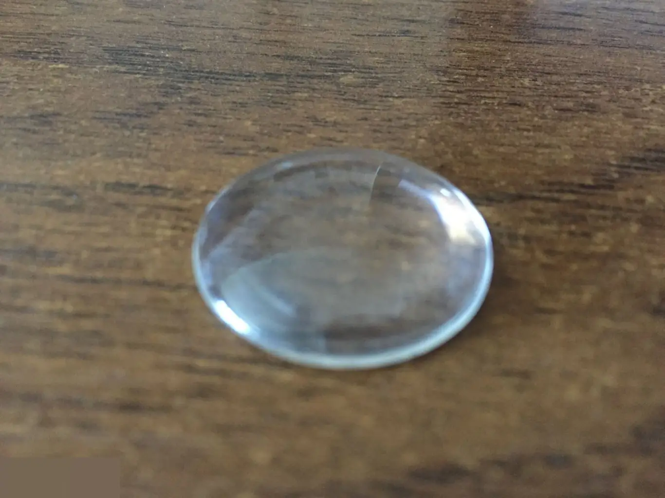 Прозрачный 24-25 мм стеклянный кабошон для украшений