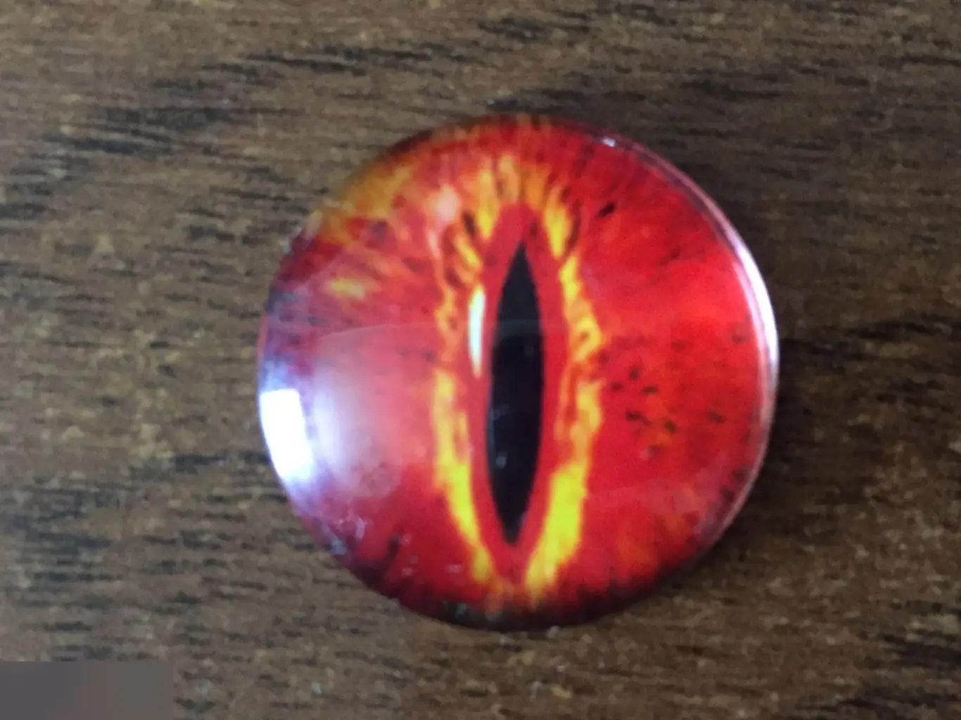 Око Саурона Властелин колец 24-25 мм стеклянный кабошон для украшений