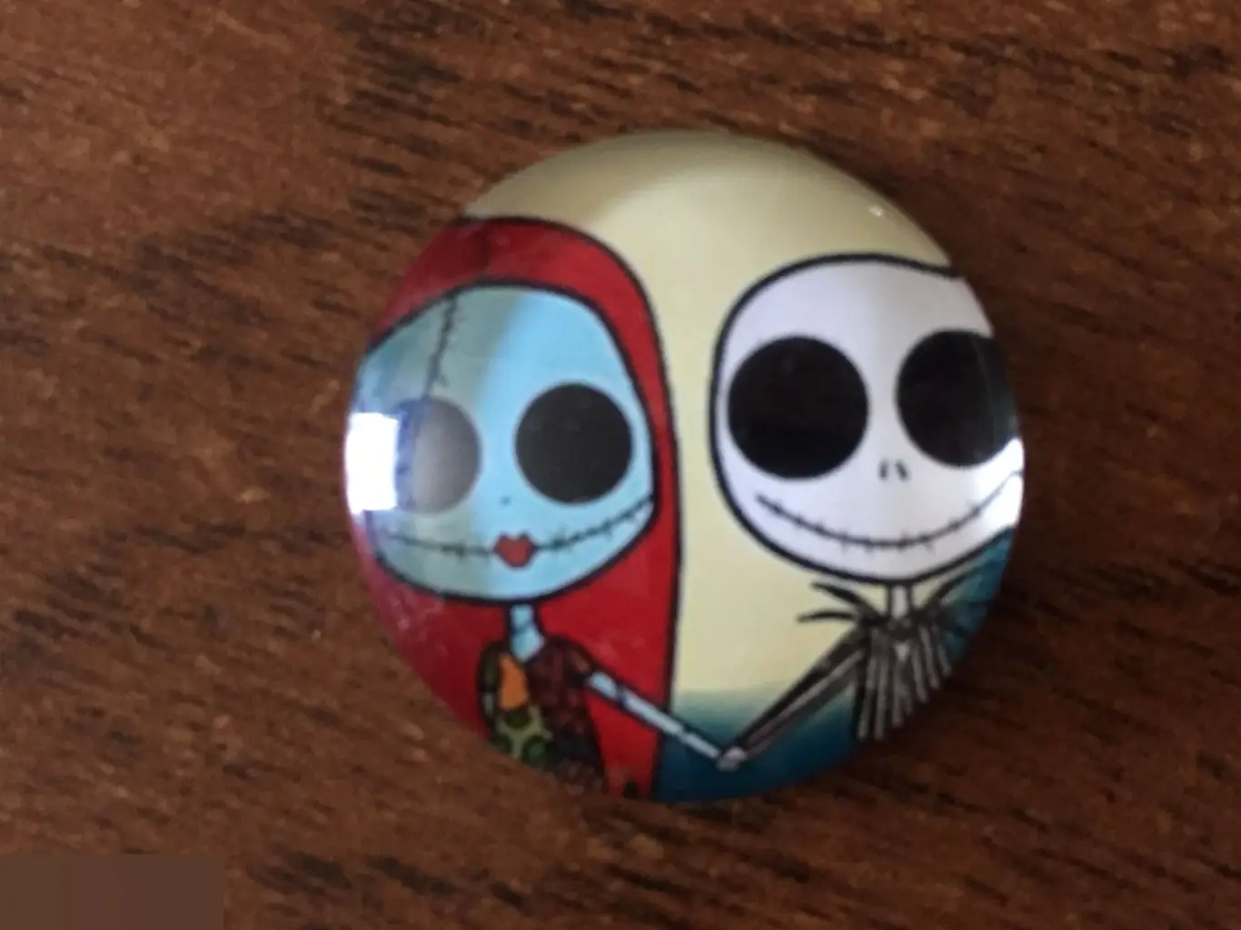 Кошмар перед Рождеством 24-25 мм стеклянный кабошон для украшений