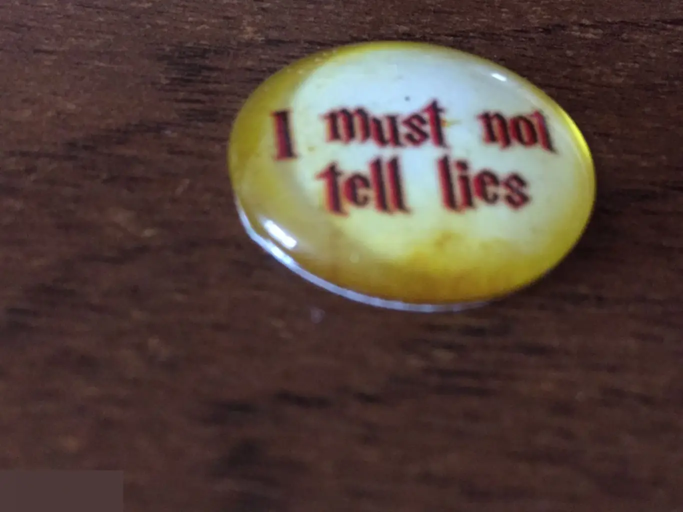 I must not tell lies Гарри Поттер 24-25 мм стеклянный кабошон для украшений 1