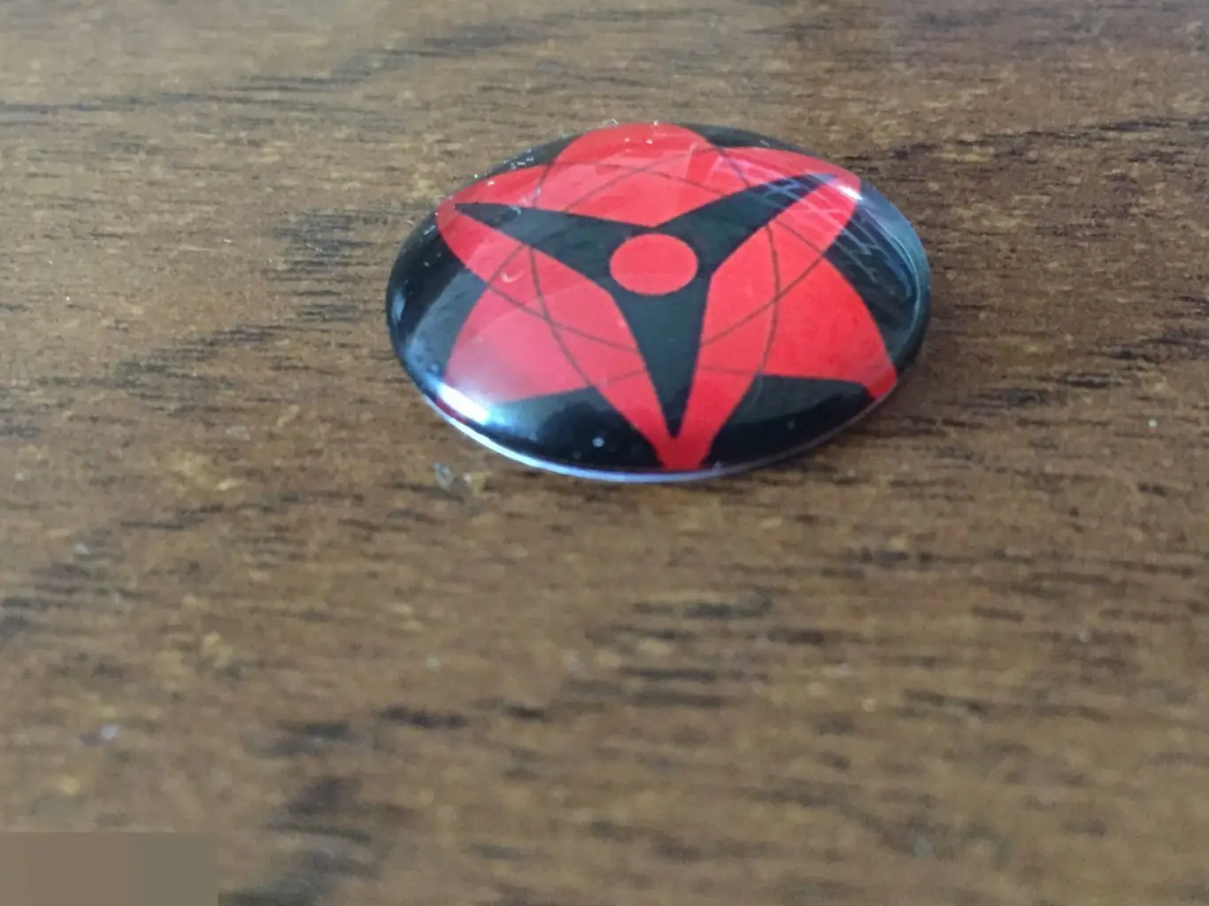 Вечный Мангекьё Шаринган Саске Наруто Naruto 24-25 мм стеклянный кабошон для украшений 1