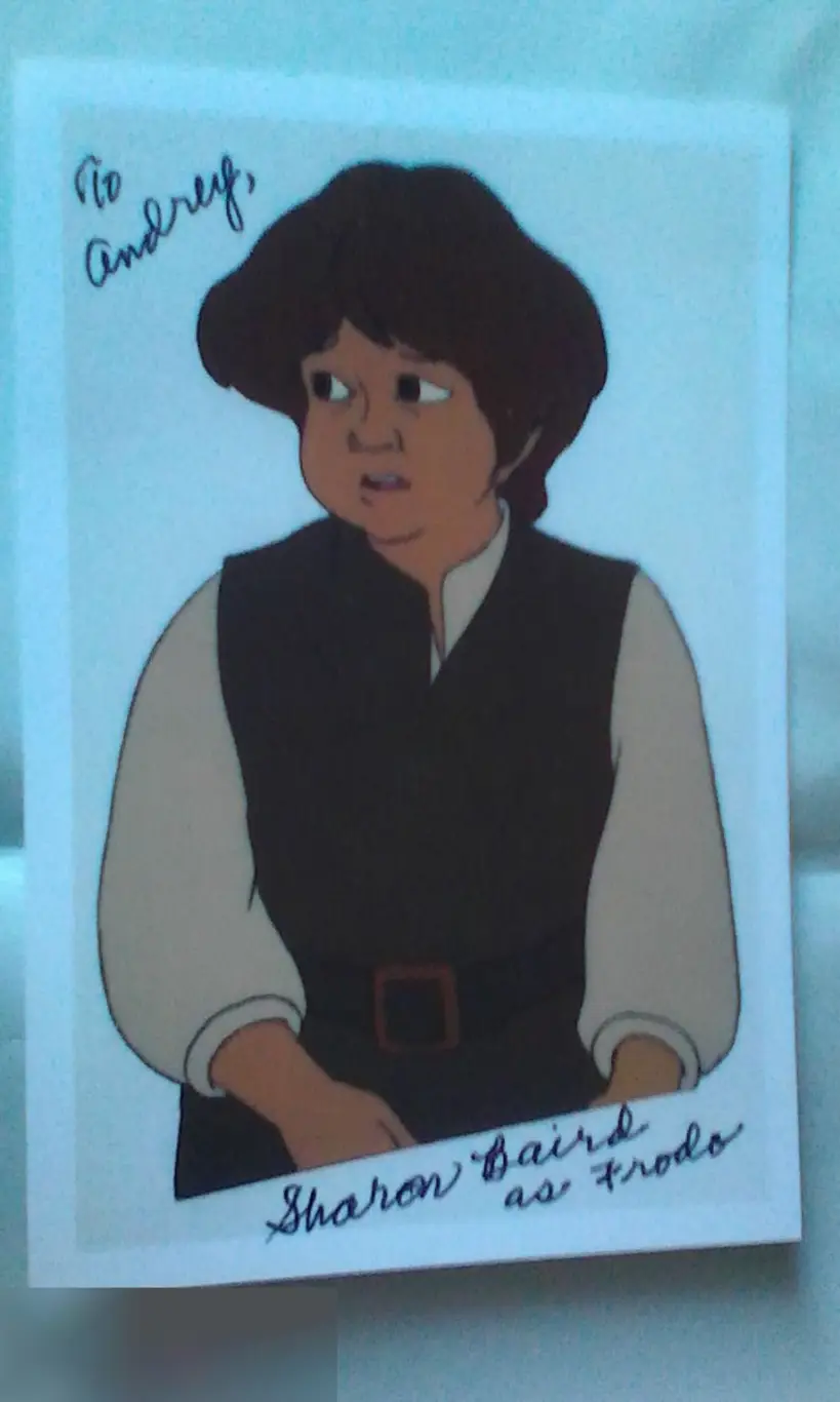 Шарон Бейрд автограф