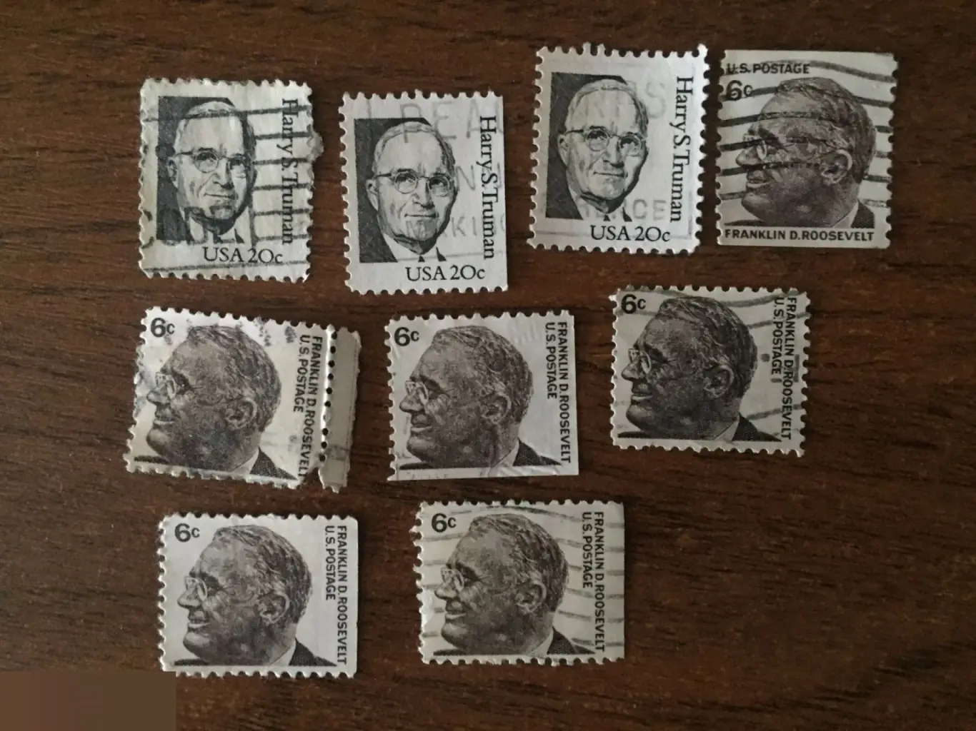 Президенты США 9 почтовых марок USA