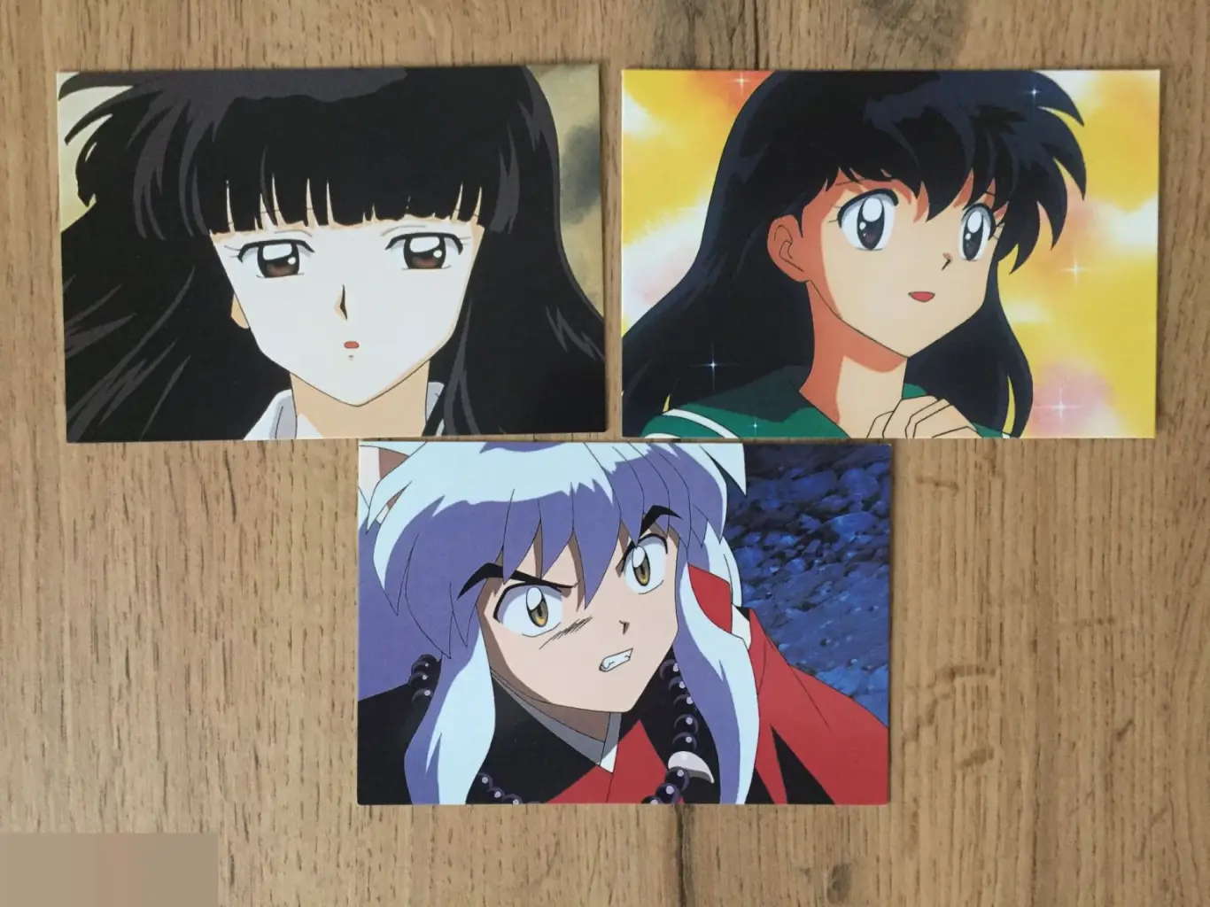 InuYasha Инуяша Инуяся редкие аниме карточки Япония 2001 №03, 16 и 61