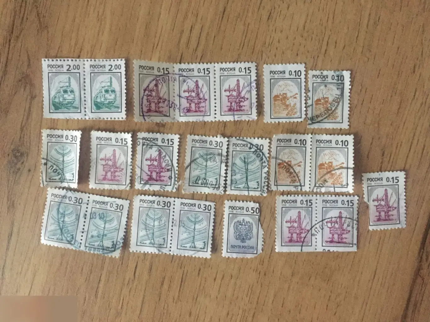 Стандарты 1998 22 почтовые марки Россия