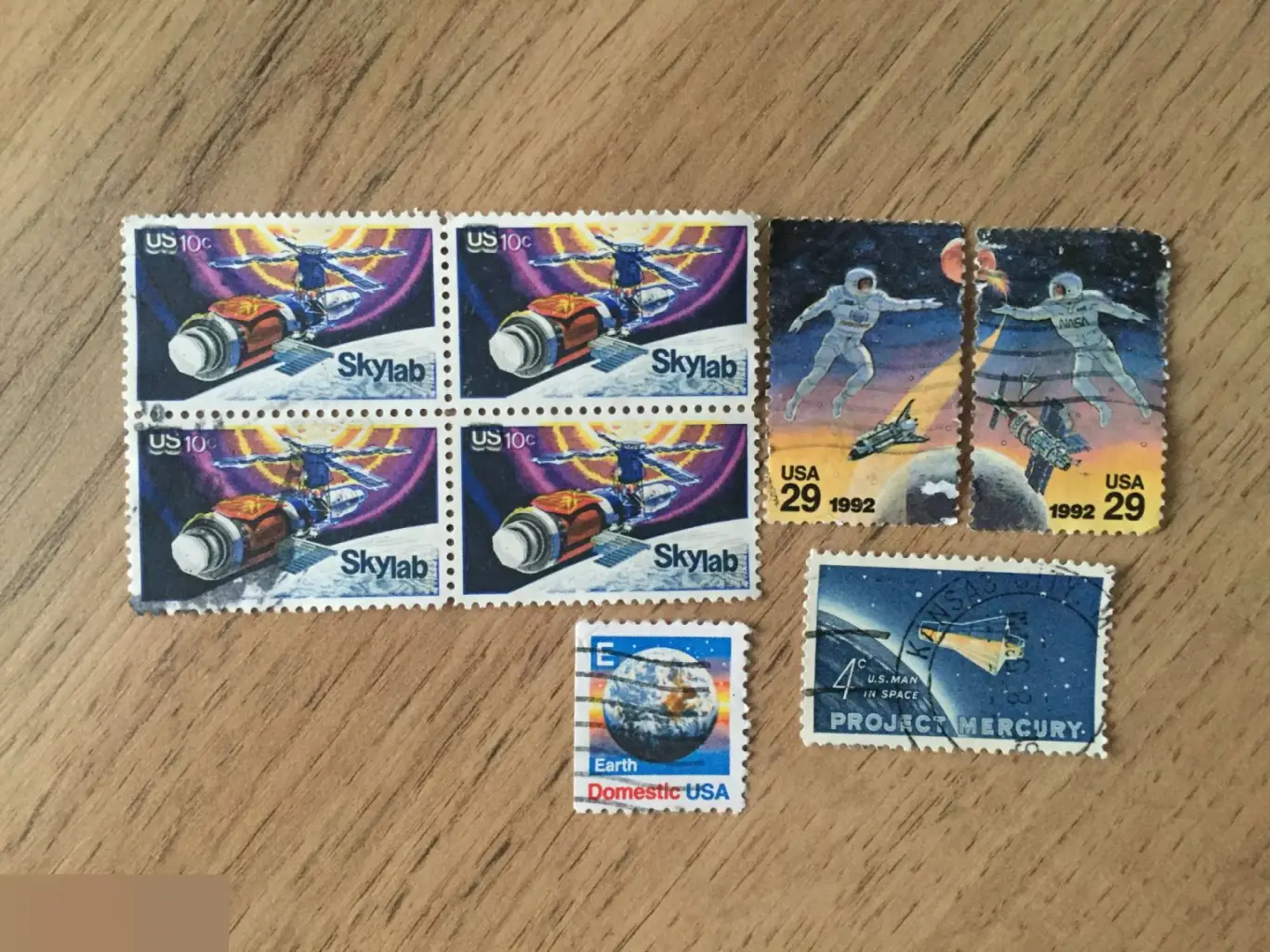 Космос США 8 почтовых марок USA