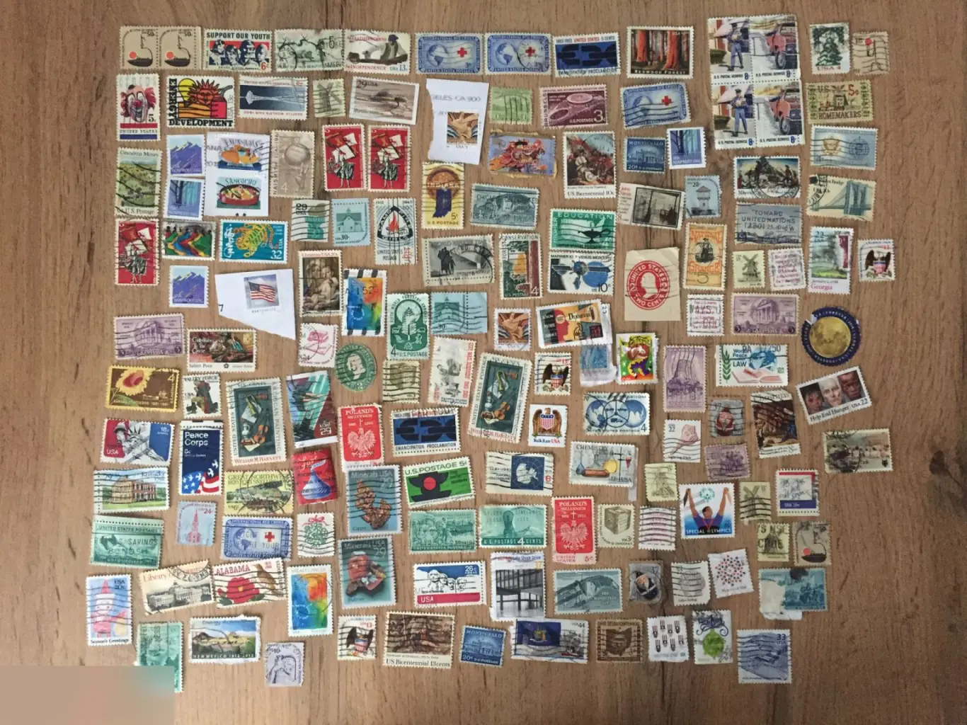 США 144 почтовые марки USA