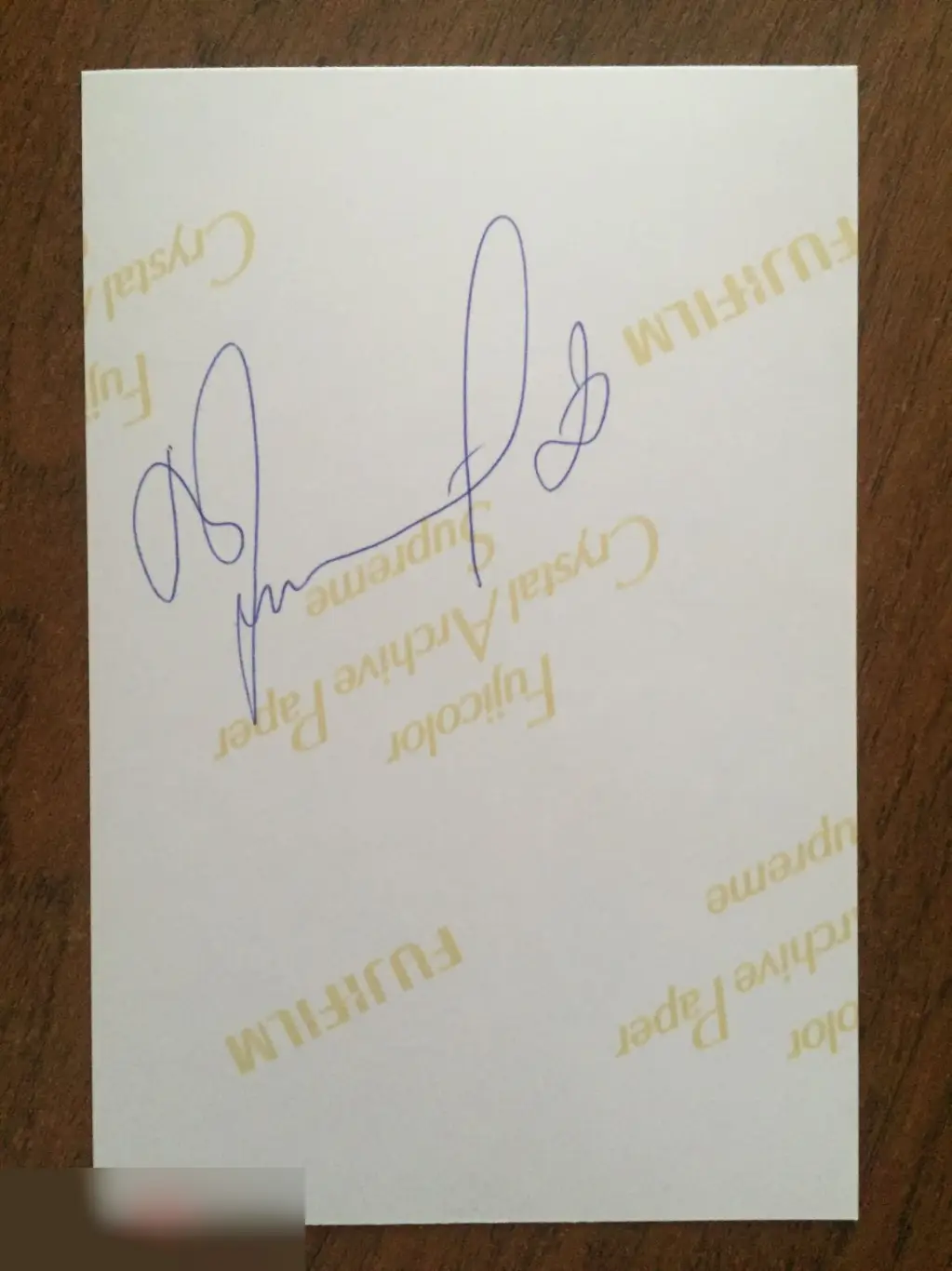 Владислав Третьяк автограф на фото 1