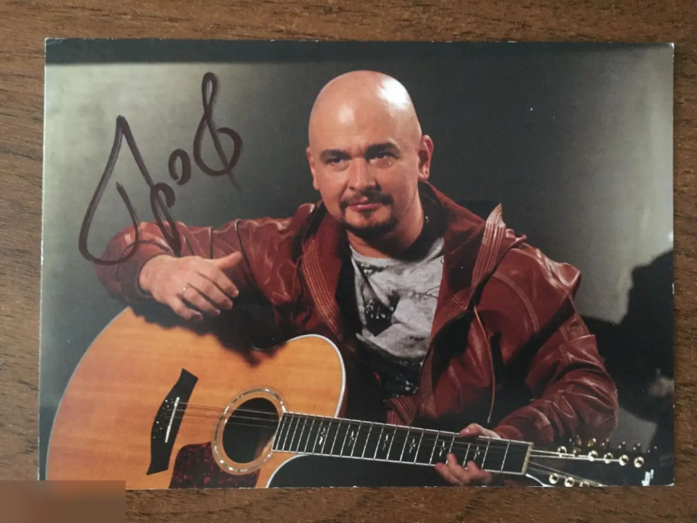 Сергей Трофимов автограф на фото