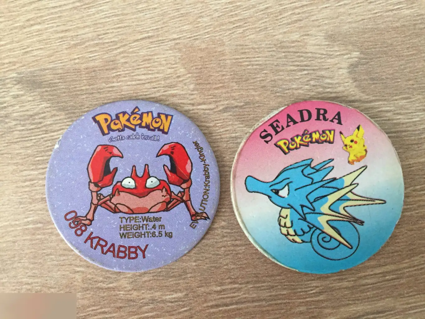 Pokemon Покемон фишка кэпс пог 2 штуки