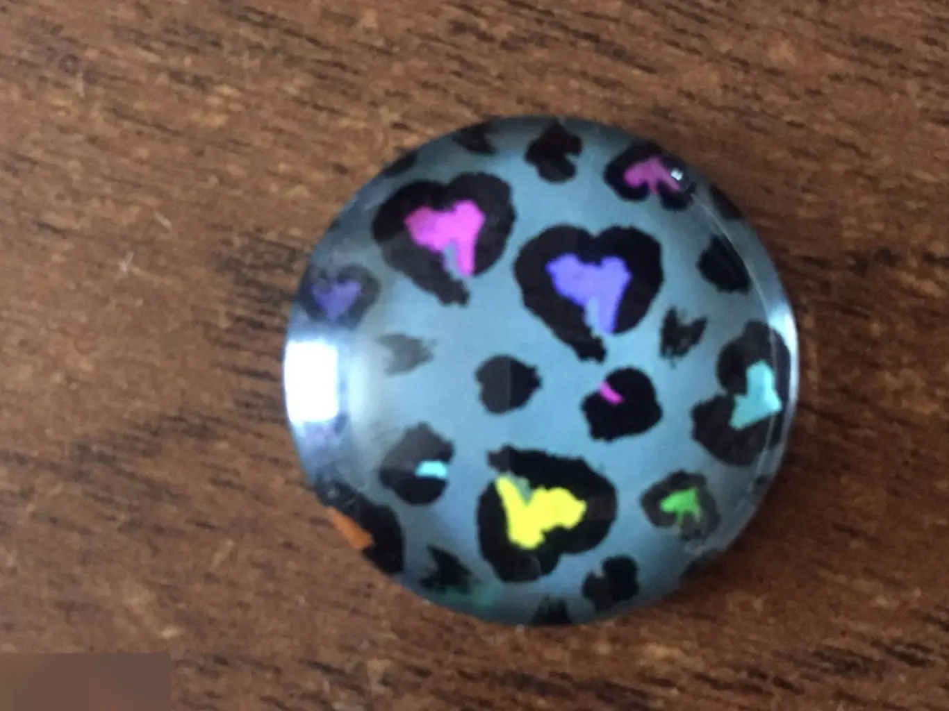 Сердца 24-25 мм стеклянный кабошон для украшений