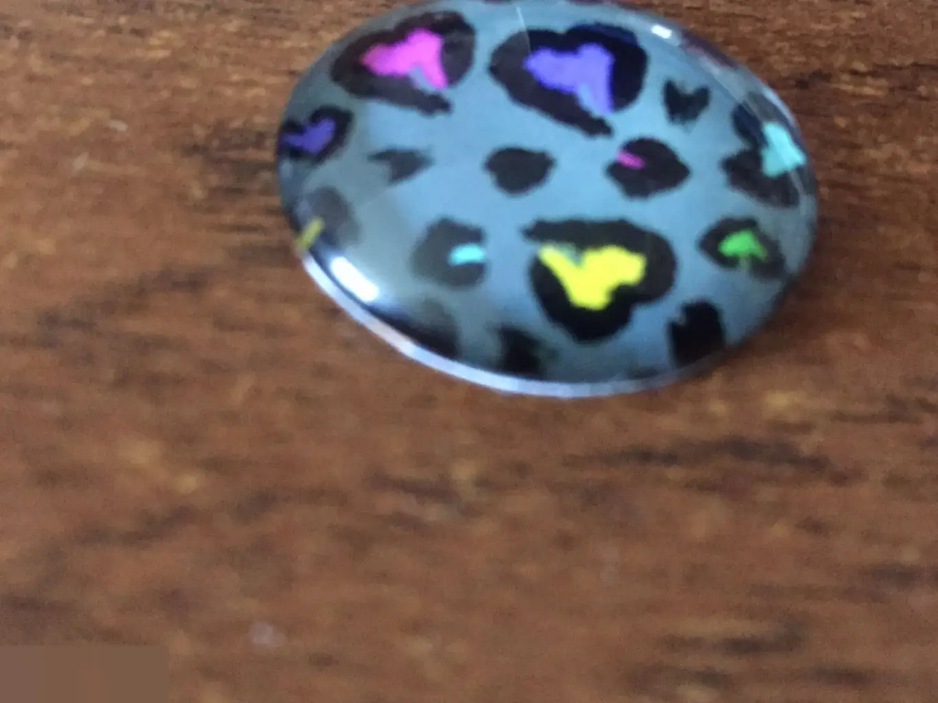 Сердца 24-25 мм стеклянный кабошон для украшений 1