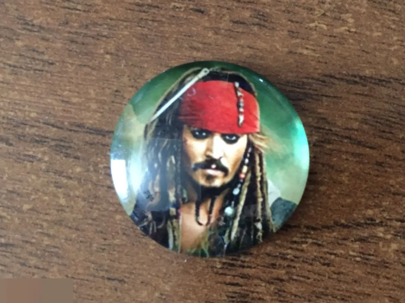 Капитан Джек Воробей Пираты Карибского моря 24-25 мм стеклянный кабошон для украшений