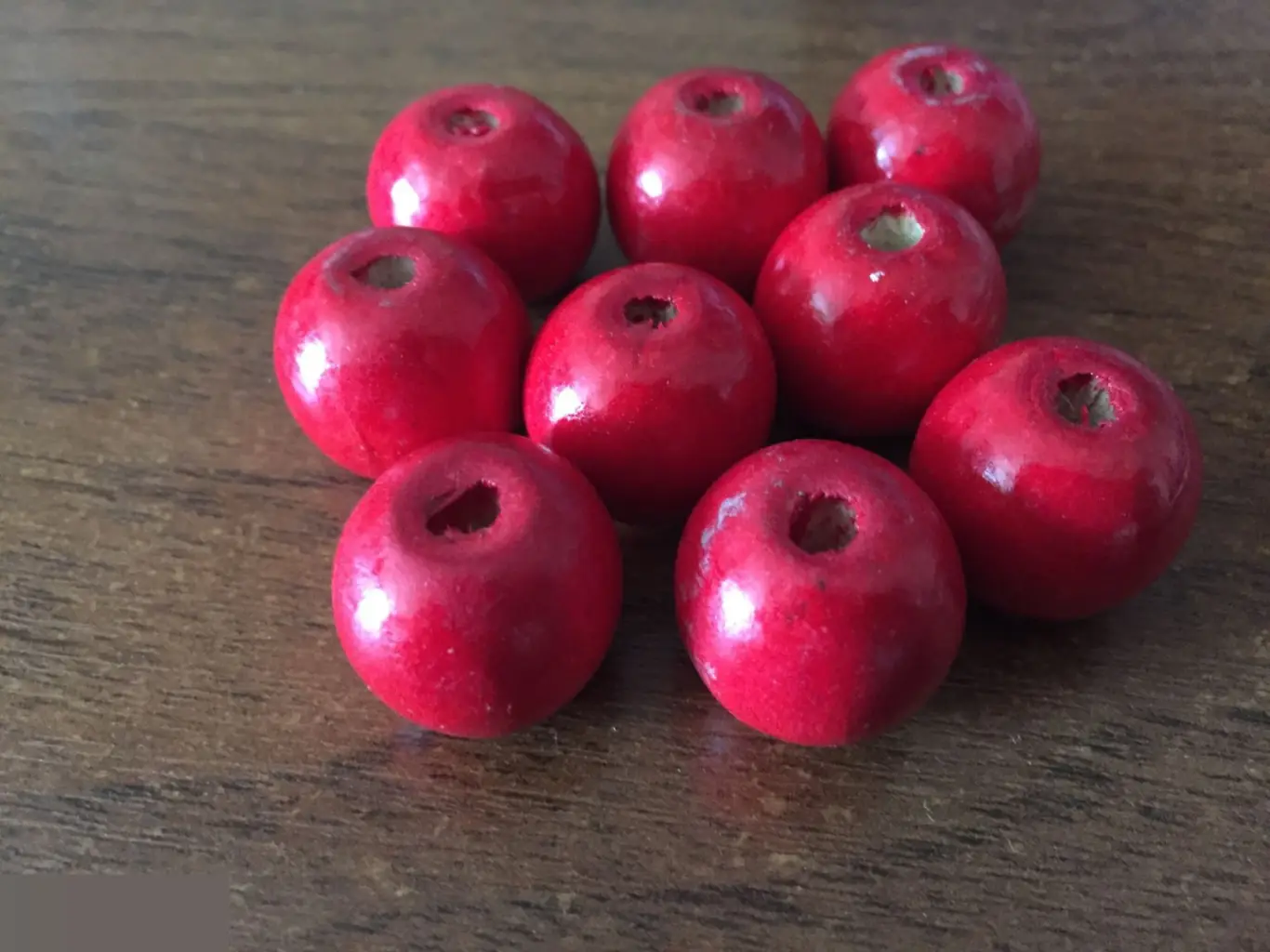 Деревянные бусины 17,4-17,5х18,6-19,6 мм