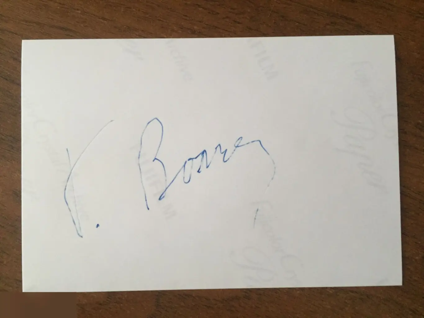 Галина Волчек автограф на фото 1