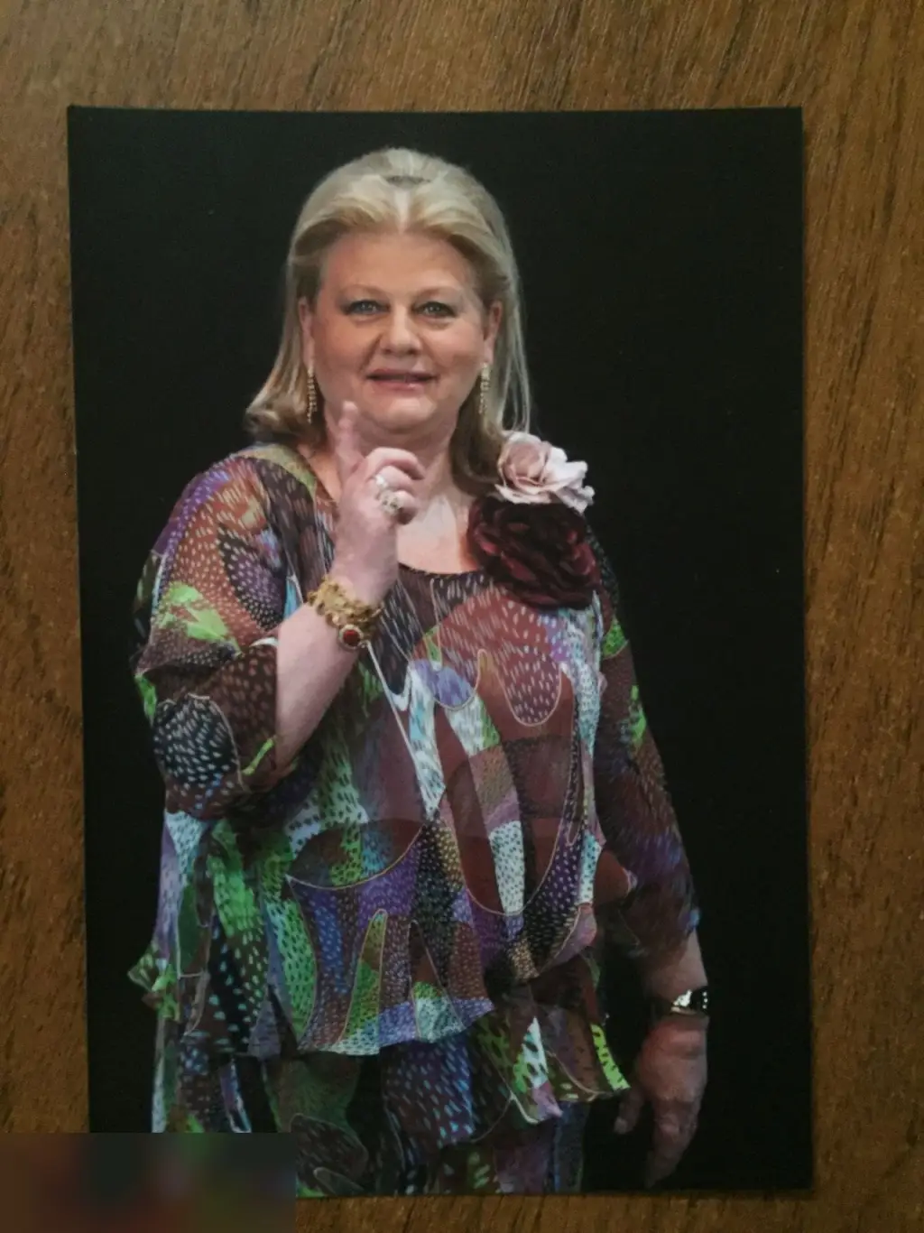 Ирина Муравьёва автограф на фото