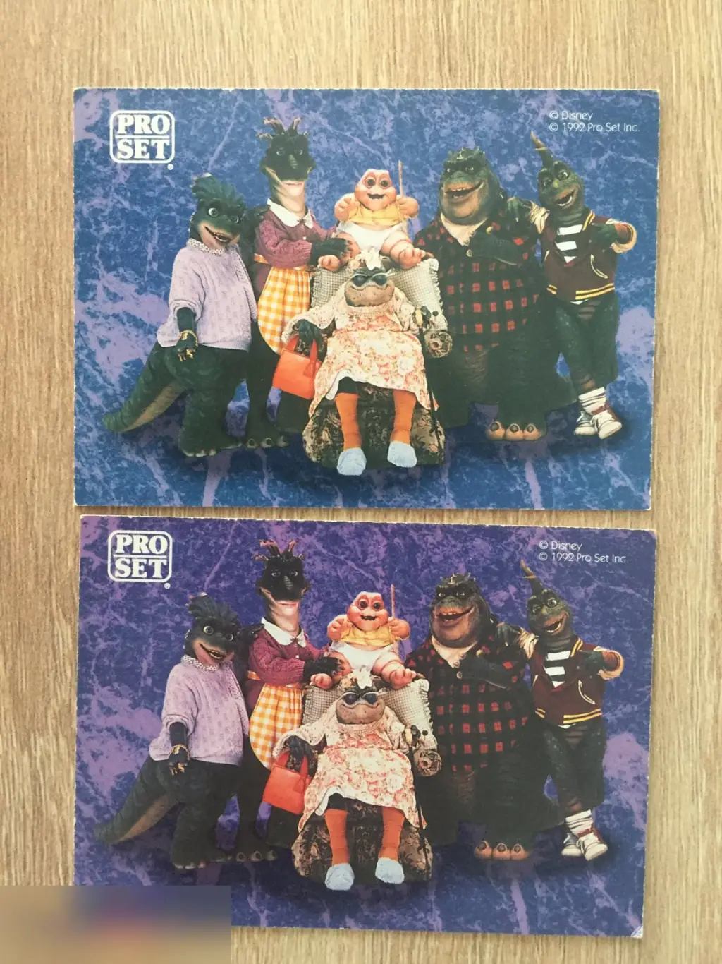 Disney 1992 Pro Set Inc. 2 коллекционные карточки