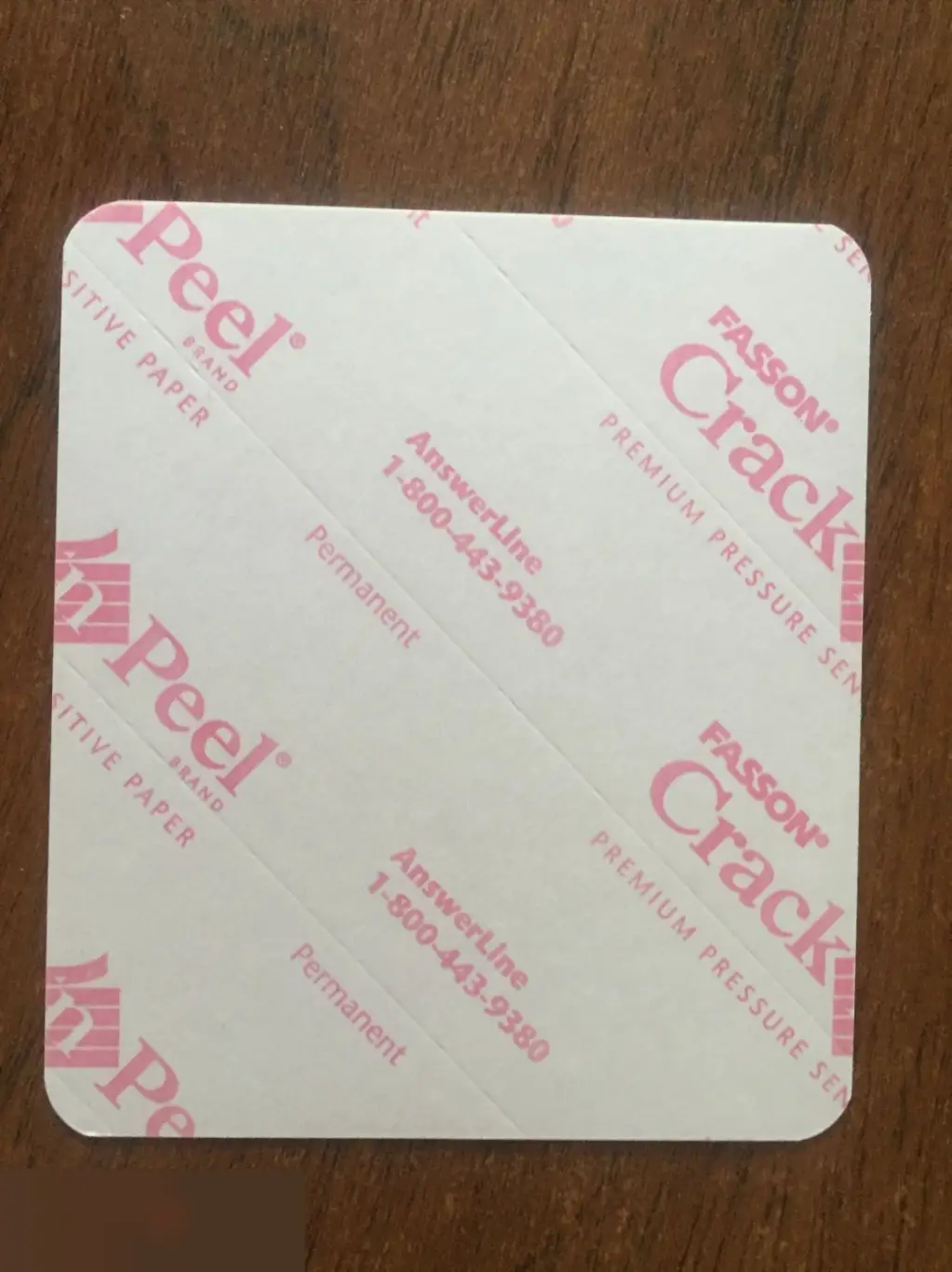 Энн Райс автограф на наклейке 1