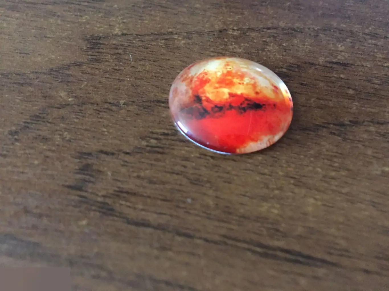 Космос 24-25 мм стеклянный кабошон для украшений 1