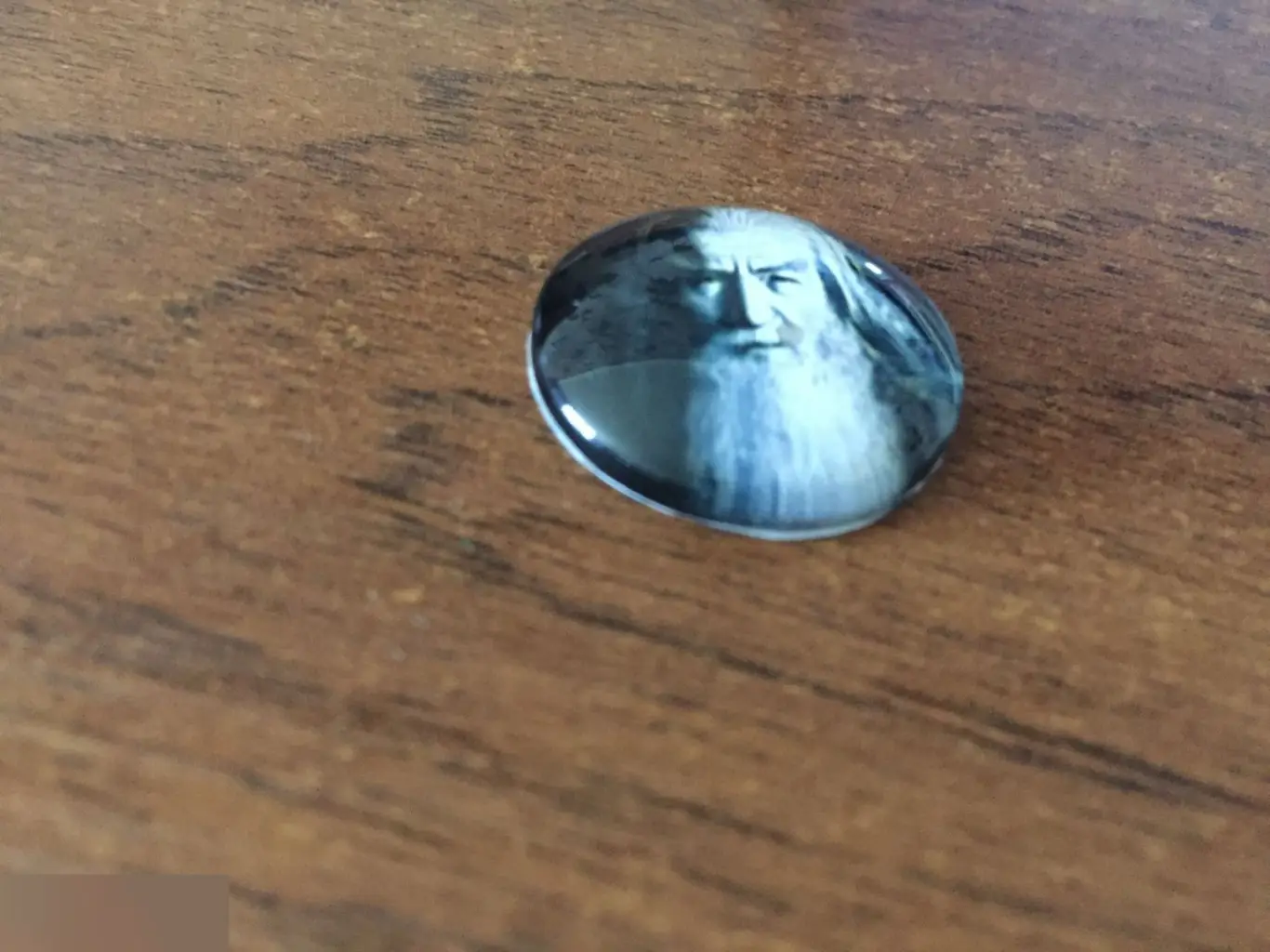 Гэндальф Иэн Маккеллен Властелин колец 24-25 мм стеклянный кабошон для украшений 1