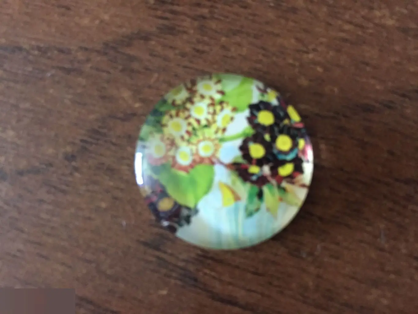 Цветы 24-25 мм стеклянный кабошон для украшений