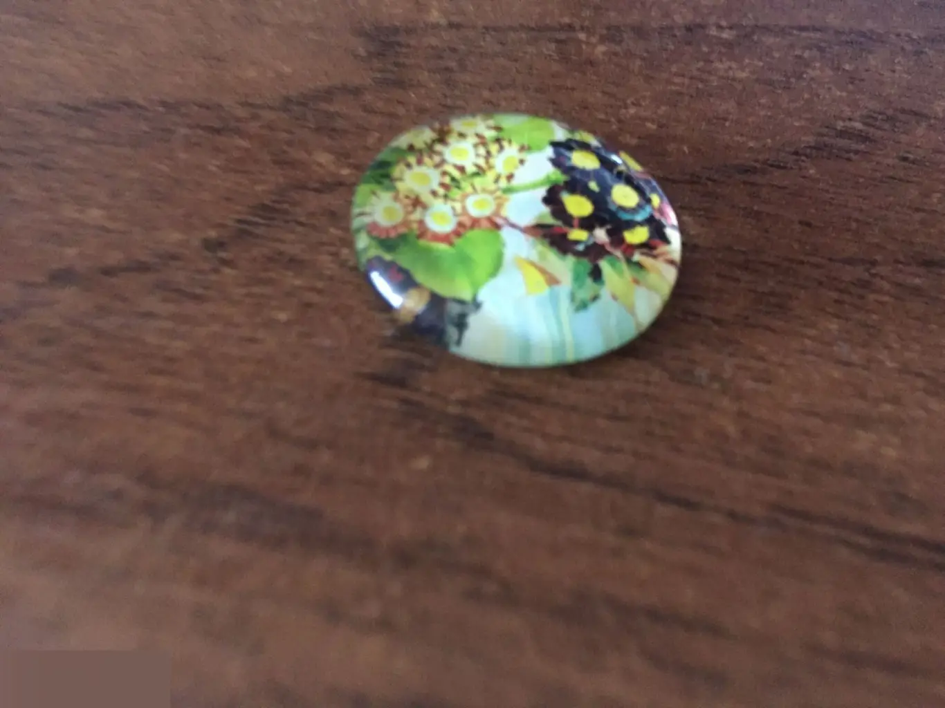 Цветы 24-25 мм стеклянный кабошон для украшений 1