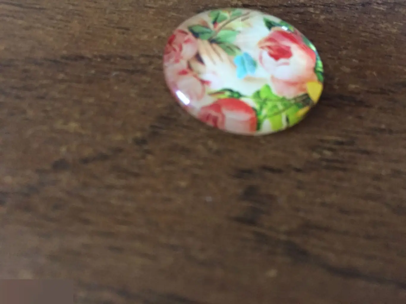 Цветы 24-25 мм стеклянный кабошон для украшений 1