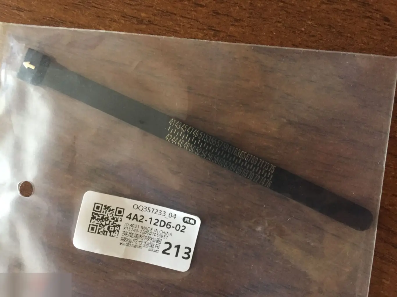 Измерительная полоса для европейских размеров колец кольцемер