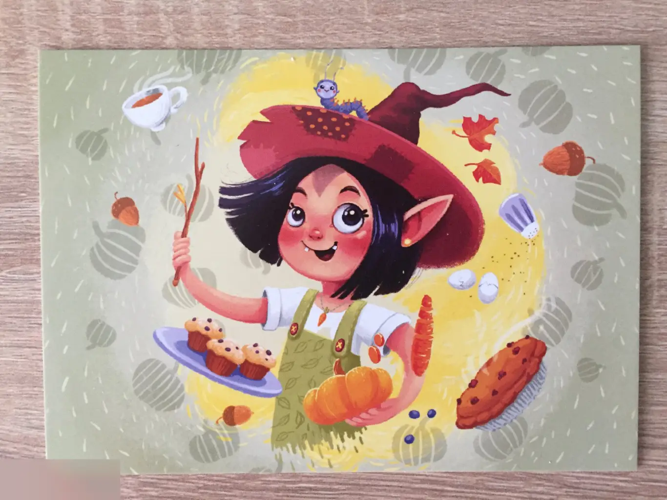 Открытка Ведьмочка