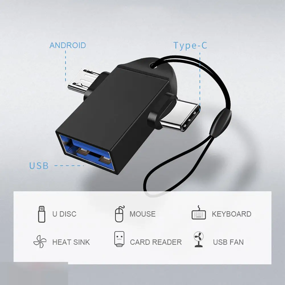 USB-коннектор для Type-C и microUSB